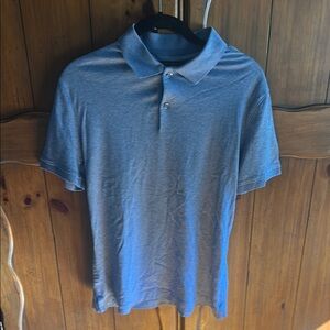 Banana Republic Blue Polo Shirt luxury touch performance
